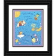 thumbnail image 1 of Eisner, Viv 20x24 Black Ornate Wood Framed with Double Matting Museum Art Print Titled - Rhyme 2 Fiddle, 1 of 4