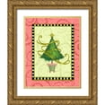 thumbnail image 1 of Eisner, Viv 20x24 Gold Ornate Wood Framed with Double Matting Museum Art Print Titled - Holiday Tree 2, 1 of 4