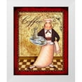 thumbnail image 1 of Eisner, Viv 20x24 White Modern Wood Framed Museum Art Print Titled - Chef 1 Coffee, 1 of 4