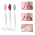 thumbnail image 1 of Eisoary Double-sided Silicone Nose Blackhead Remover Brush Exfoliating Cleaning Tool Pink, 1 of 5