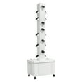 thumbnail image 1 of Eisoary Hydroponic Tower with Water Pump and Wheels, 20-Plants Vertical Planter Tower, Movable Hydroponic Growing System Kit, 5 Layers Herb Garden Planter Indoor Kit for Gardening Lover _White, 1 of 13