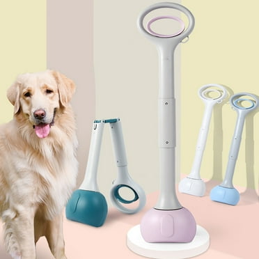 Eisoary Pooper Pick Up Long Handle Portable Foldable Large Dog Pooper Scooper Animal Waste Collector Pet Supplies Green