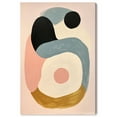 thumbnail image 1 of Either Six Or's Contemporary Abstract Shapes Trendy Canvas Wall Art by Art Remedy, Gallery Wrapped, 10"x15", 1 of 7