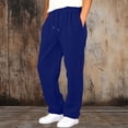 thumbnail image 1 of Eiyaclvo Boys Baggy Sweatpants Straight Wide Leg Sweatpant Joggers Drawstring Waisted Open Bottom Sweat Pants with Pockets Size 4-15 Years, 1 of 7