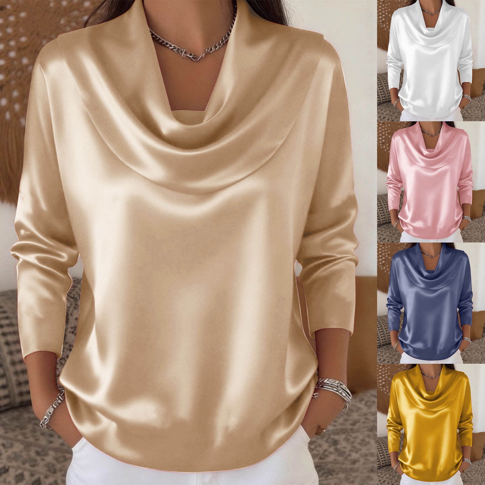 eiyaclvo-womens-satin-blouse-cowl-neck-dressy-tops-long-sleeve-business