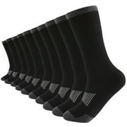 EIYEBISI Men's Athletic Workgear Crew Socks 10 Value Pack Shoe Sizes 6-12