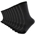 thumbnail image 1 of Eiyebisi Men's Athletic Workgear Crew Socks 10 Value Pack  Shoe Sizes 6-12, 1 of 5
