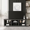thumbnail image 1 of Eizigon Living room TV stand furniture with 6 storage compartments and 1 shelf cabinet, high-quality particle board, 1 of 5