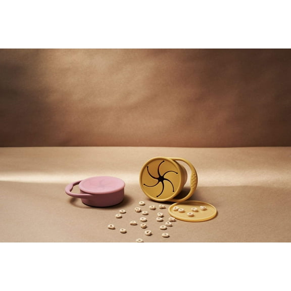 Eizzy Toddler/baby Silicone Snack Cup 2pk set