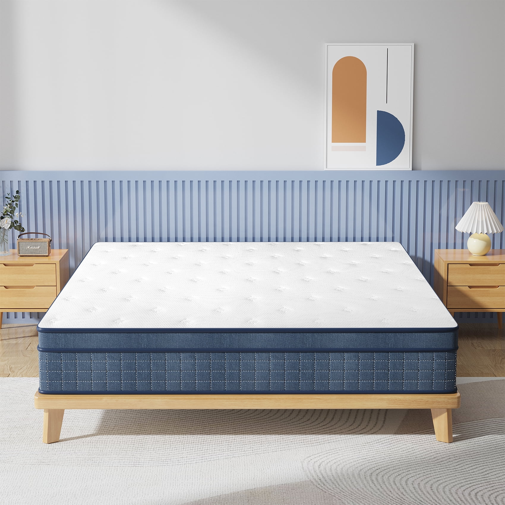 Ej.Victor Small Double Mattresses, Memory Foam Mattress with Pressure Relief and Motion Isolation, Cool and Breathable (Small Double: 120x190x26cm)