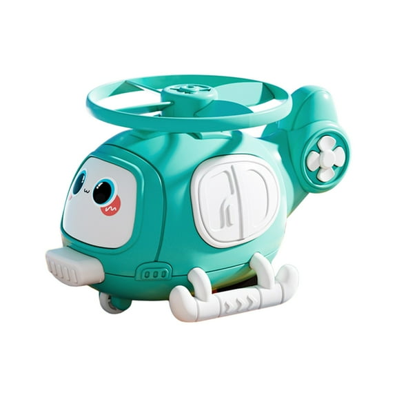 Ejection Dragonfly Flying Toy with Collision Action, Inertia Powered Helicopter Toy for Outdoor Play, Flying Disc Game (4x2x2 inch)