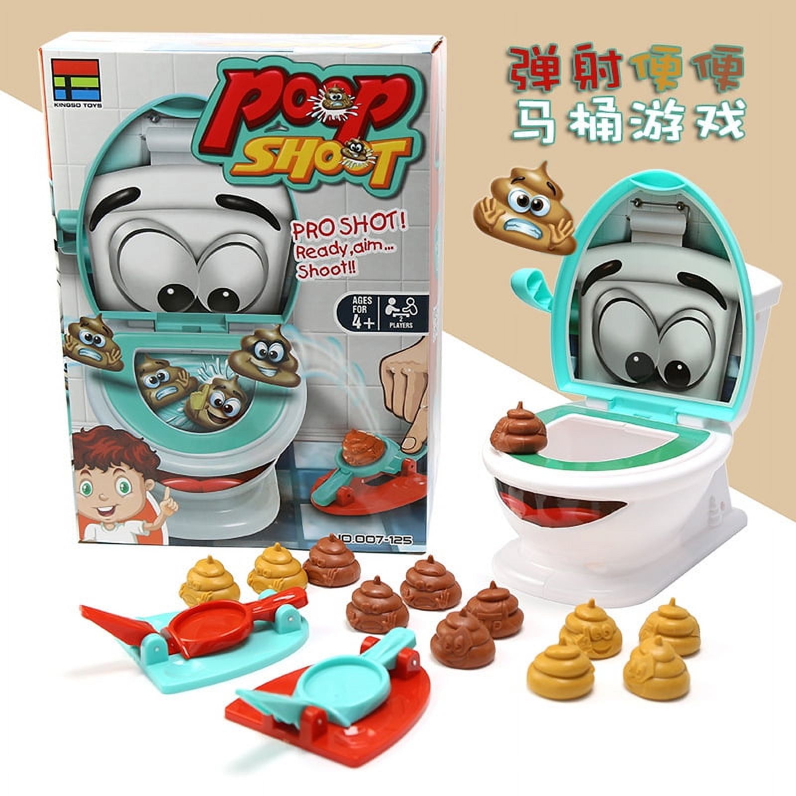Ejection Toilet Stool Game, Prank And Trick Toys, Parent-Child Interactive Board Game