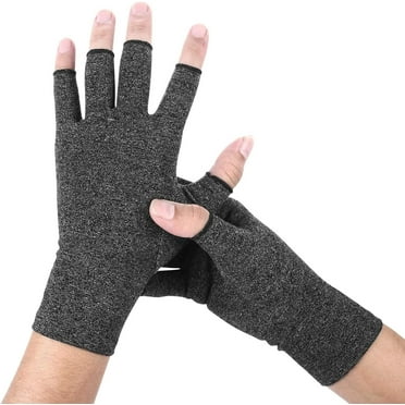 Ejiaya Arthritis Gloves Women Men, Carpal Tunnel, Rheumatiod, Tendonitis, Fingerless Hand Thumb Compression Gloves