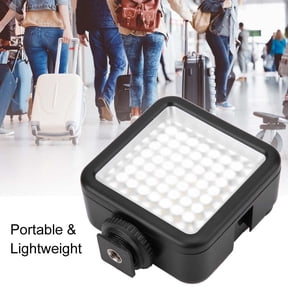 Ejoyous 49 LED On Camera Panel Light Portable Dimmable Video Light for Photography Lighting , Dimmable Camera LED Light,Camera Video Light