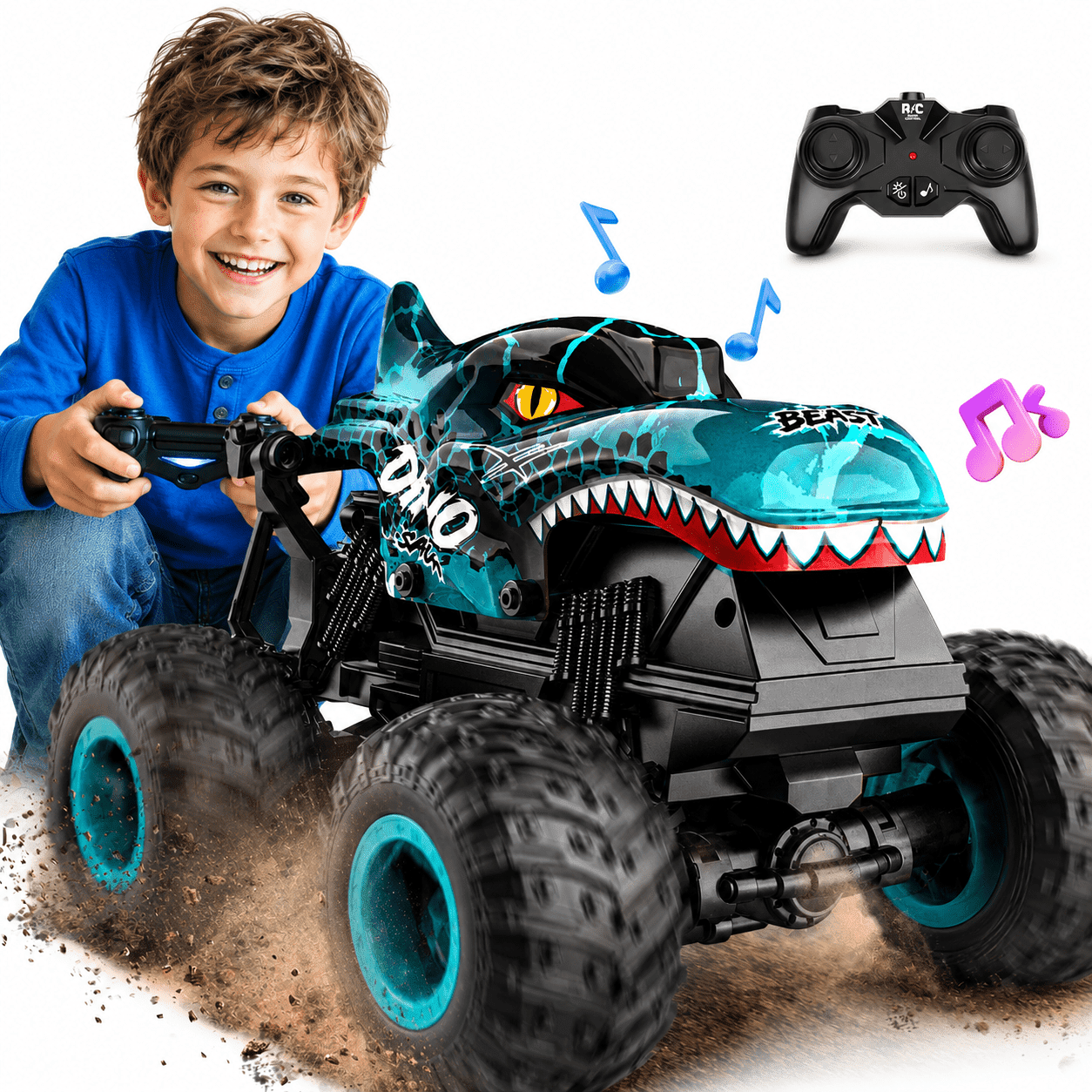New Bright MEGZILLA Radio Control Monster Truck - Walmart.com
