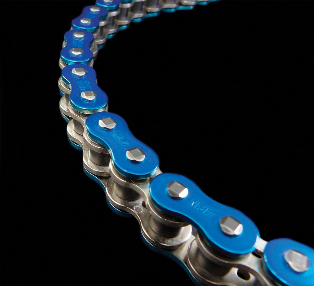 Ek 520ZVX3-120AB 520 ZVX3 Series ZX-Ring Chain - 120 Links - Blue