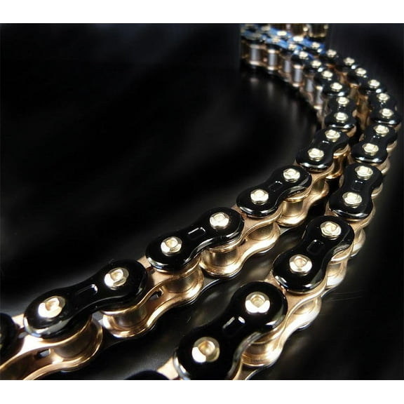 Ek 525Z3D-120KG 525 Z 3D Premium Chain - 120 Links - Black/Gold