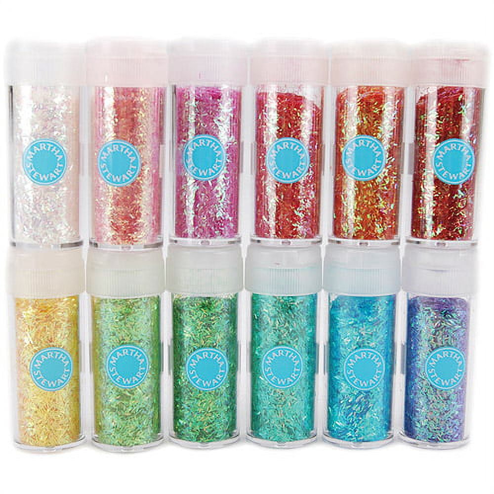 Ek Success 40-34007 Martha Stewart Iridescent Tinsel Glitter 12/Pkg