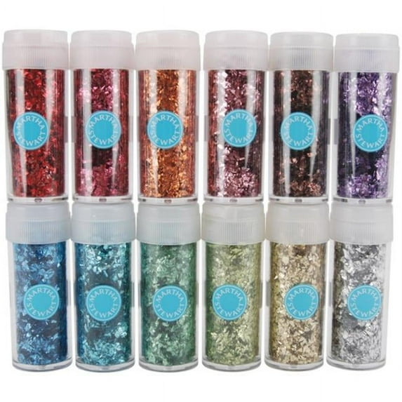 Ek Success 40-34014 Martha Stewart Chunky Iridescent Glitter 12/Pkg