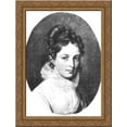 thumbnail image 1 of Ekaterina Bakunina 24x20 Gold Ornate Wood Framed Canvas Art by Orest Kiprensky, 1 of 2