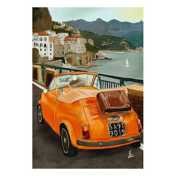 Ekaterina Zagorska - Italian Dream Print Wall Art, Modern Wall Decor For Living Room Bedroom, 8x12 UNFRAMED