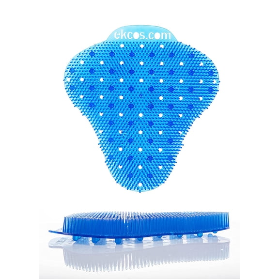 Ekcos EKS-3B-12 ekcoscreen 60 Day Premium Anti-Splash Urinal Screen, Deodorizer for Cleaner Restrooms, Fresh Scent, Blue (2 Packs of 6), 12-Screens