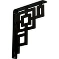 thumbnail image 1 of Ekena Millwork 1 1/2"W x 10"D x 12"H Eris Wrought Iron Bracket, (Single center brace) (2-Pack), 1 of 4