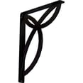thumbnail image 1 of Ekena Millwork 1 1/2"W x 12"D x 15"H Versailles Wrought Iron Bracket, (Single center brace) (4-Pack), 1 of 4