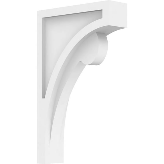 Ekena Millwork 1 1/2"W x 5"D x 8 3/8"H Standard Viola Architectural Grade PVC Corbel