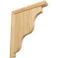 thumbnail image 1 of Ekena Millwork 1 1/2"W x 9"D x 11"H Hamilton Traditional Bracket, Red Oak (6-Pack), 1 of 4