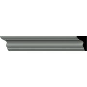 Ekena Millwork 1 3/4"H x 1 3/8"P x 94 1/2"L Queenstown Chair Rail