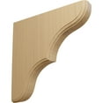 thumbnail image 1 of Ekena Millwork 1 3/4"W x 10"D x 10"H Stratford Wood Bracket, Cherry, 1 of 4