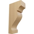 thumbnail image 1 of Ekena Millwork 1 3/4"W x 3"D x 6"H Mini Dearborn Wood Corbel, Cherry, 1 of 4