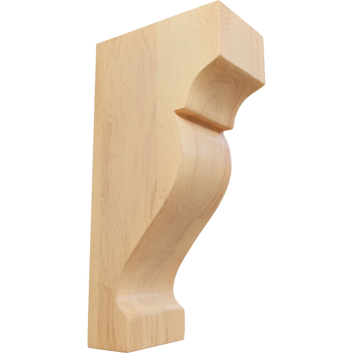 Mini Dearborn Red Oak Wood Corbel 1.75"W x 3"D x 6"H