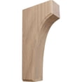 thumbnail image 1 of Ekena Millwork 1 3/4"W x 4"D x 8"H Clarksville Bracket, Mahogany (2-Pack), 1 of 4