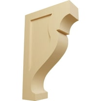Ekena Millwork 1 3/4"W x 5"D x 8"H Mini Rockport Wood Corbel, Alder