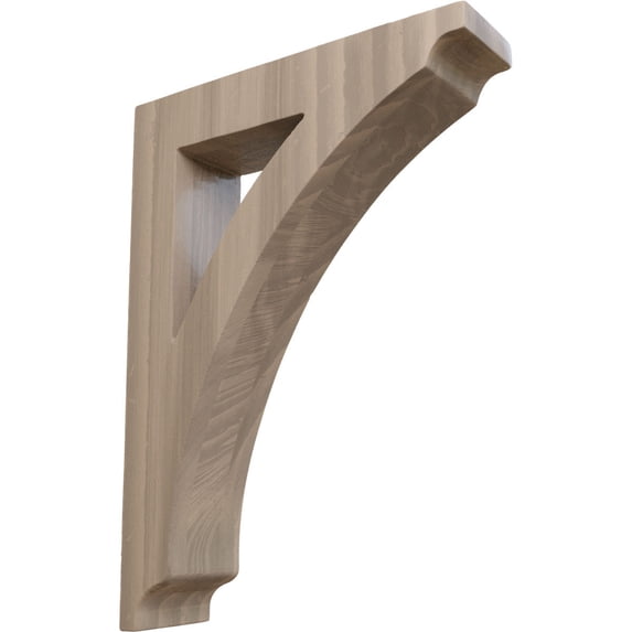 Ekena Millwork 1 3/4"W x 6 1/2"D x 9"H Small Thorton Wood Bracket, Walnut (2-Pack)
