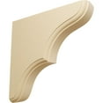 thumbnail image 1 of Ekena Millwork 1 3/4"W x 7 1/2"D x 7 1/2"H Stratford Wood Bracket, Maple (6-Pack), 1 of 4