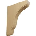 thumbnail image 1 of Ekena Millwork 1 3/4"W x 7 1/4"D x 9 1/2"H Plymouth Wood Bracket, Cherry (2-Pack), 1 of 4