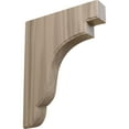 thumbnail image 1 of Ekena Millwork 1 3/4"W x 8 1/2"D x 11"H Bedford Wood Bracket, Walnut (4-Pack), 1 of 4