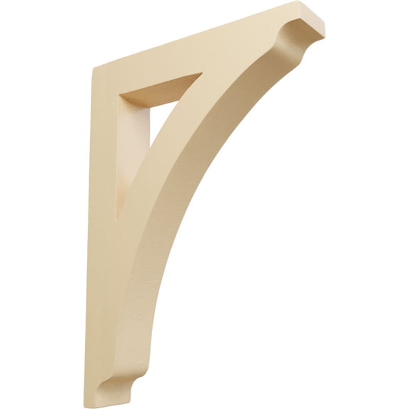 Ekena Millwork 1 3/4"W x 8 1/2"D x 12"H Large Thorton Wood Bracket, Maple (4-Pack)