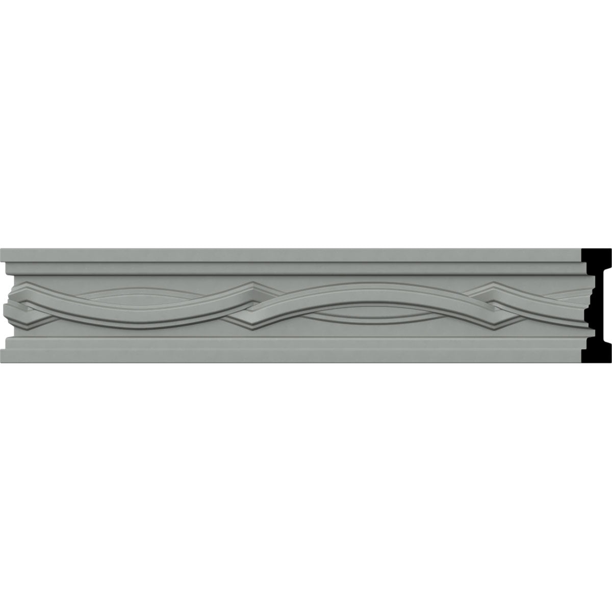 Cole Gray Polyurethane Decorative Chair Rail Moulding