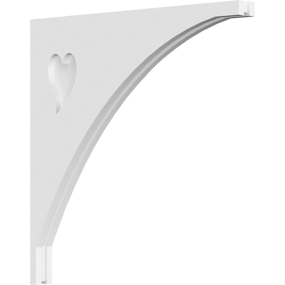 Ekena Millwork 1 7/8"W X 22"D X 22"H Winston Architectural Grade PVC Corbel