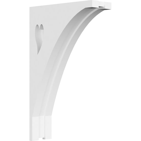Ekena Millwork 1 7/8"W X 5 1/2"D X 9"H Winston Architectural Grade PVC Corbel