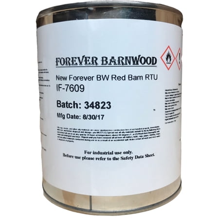 Ekena Millwork 1 Quart Touchup For Barntique Collection Red Barn Finish
