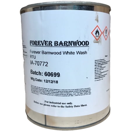 Ekena Millwork 1 Quart Touchup For Barntique Collection White Wash Finish