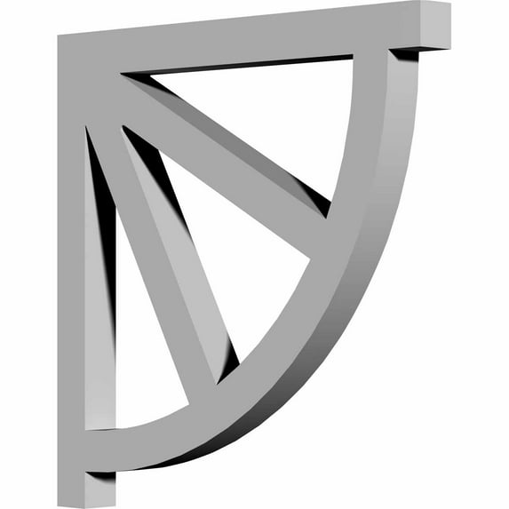 Ekena Millwork 1"W x 12"D x 12"H Wakefield Bracket (6-Pack)