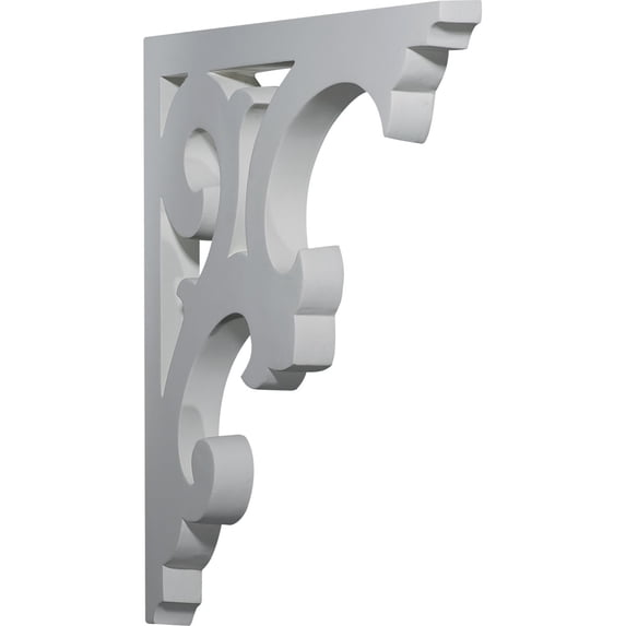 Ekena Millwork 1"W x 13 3/4"D x 14 5/8"H Chesterfield Bracket (2-Pack)