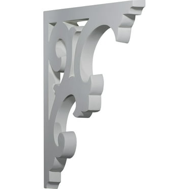 Ekena Millwork 1"W x 13 3/4"D x 14 5/8"H Chesterfield Bracket