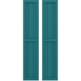 thumbnail image 1 of Ekena Millwork 10 1/2"W x 75"H Americraft Three Board Exterior Real Wood Two Equal Panel Framed Board-n-Batten Shutters (Per Pair), Antigua, 1 of 9